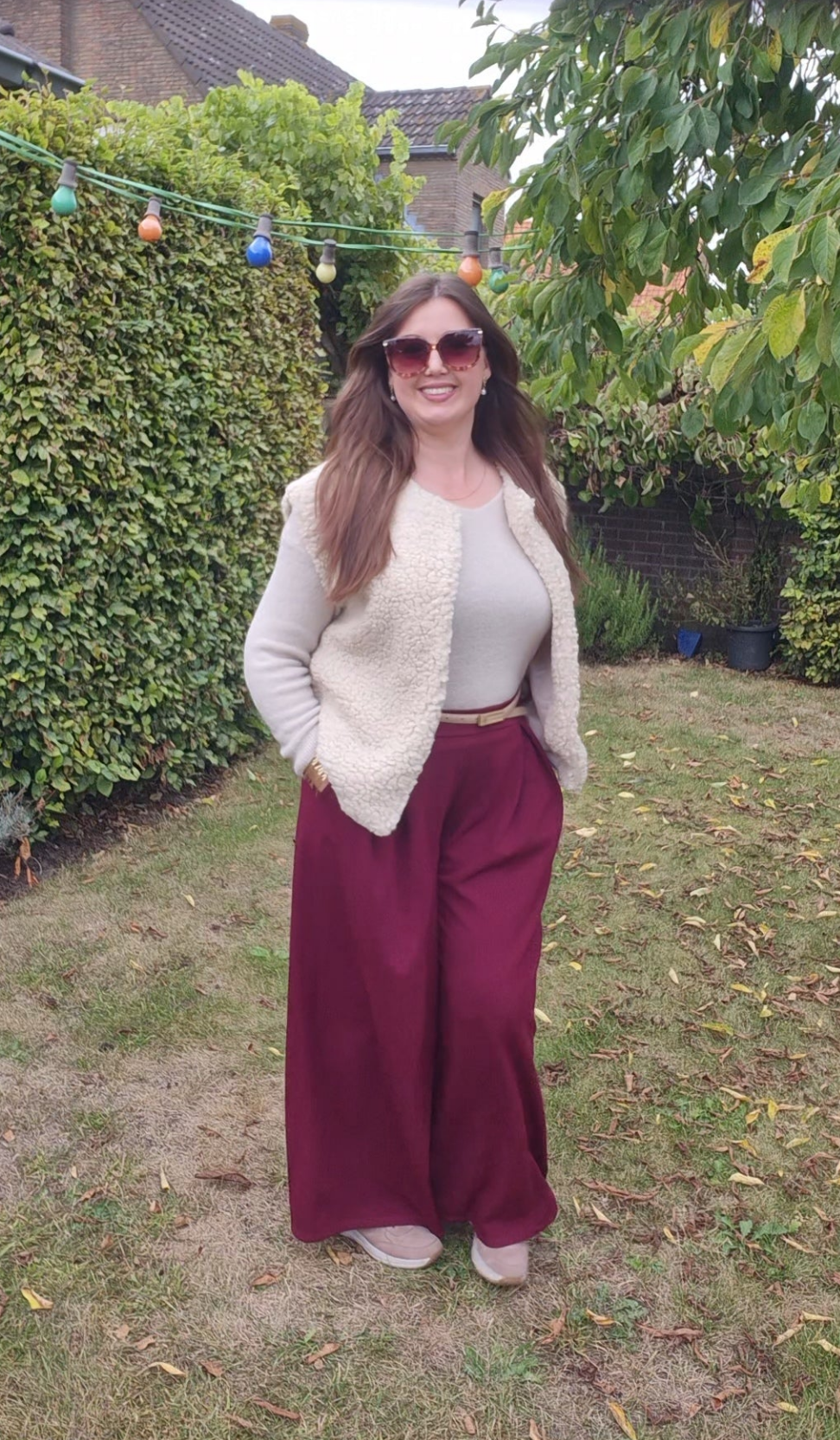 Bodywarmer Teddy Beige