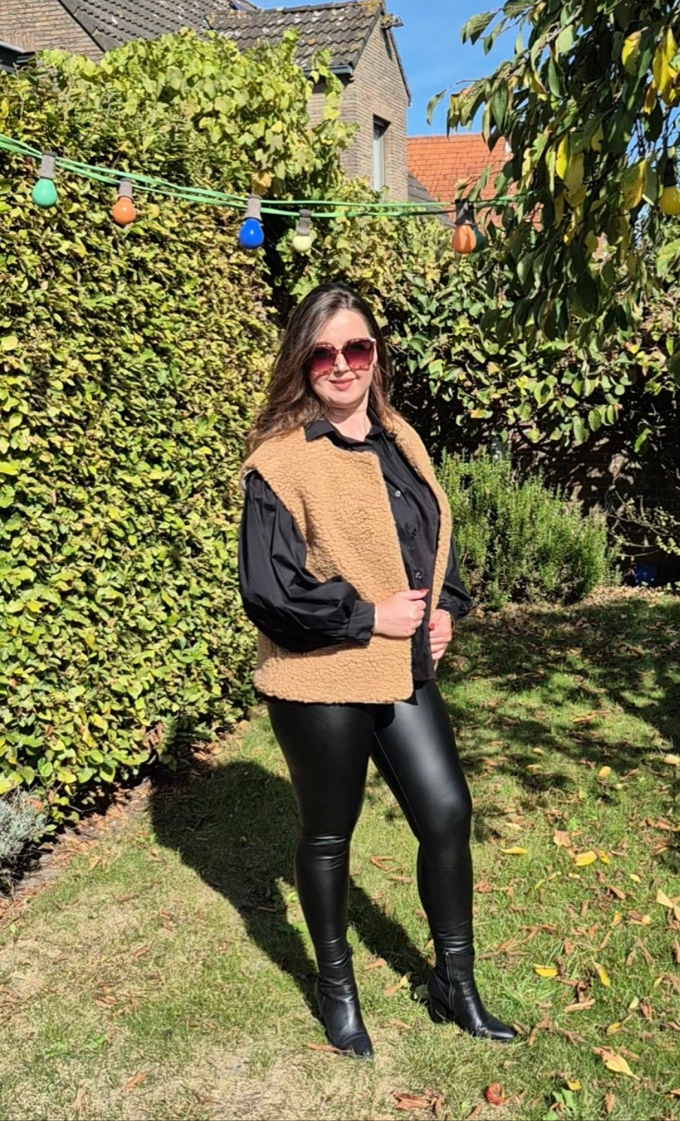 Bodywarmer Teddy Kameel