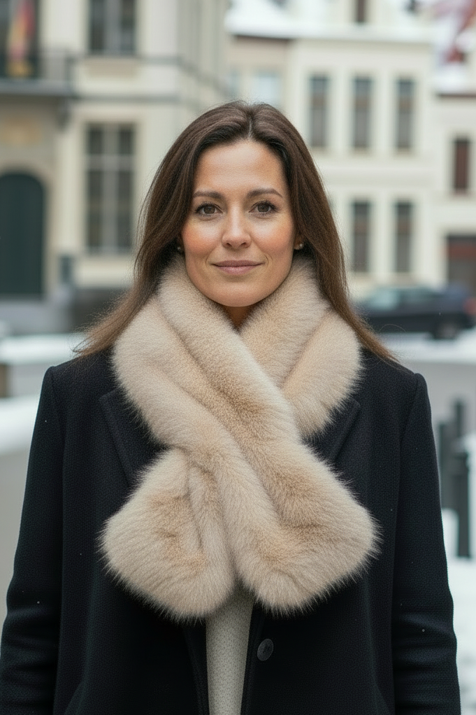 Bontsjaal gedraaid in de lengte met diagonale lijn